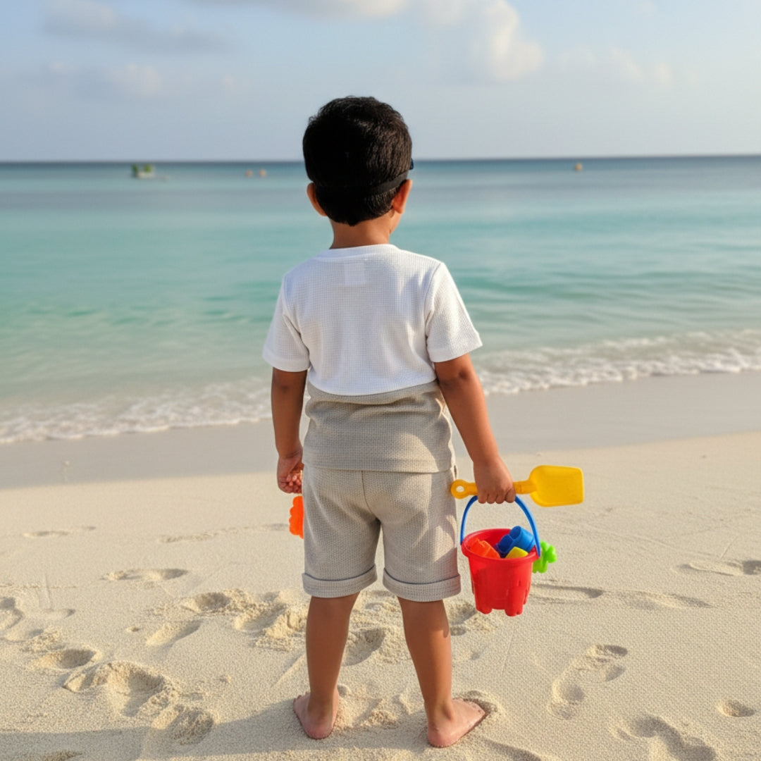 Lil Bro Textured Co-Ord Set