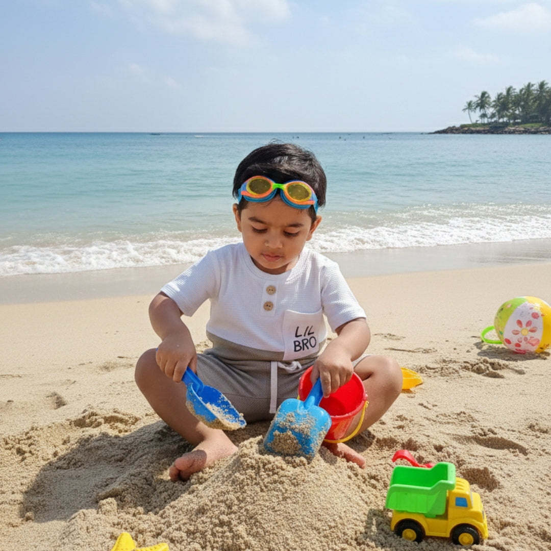 Lil Bro Textured Co-Ord Set