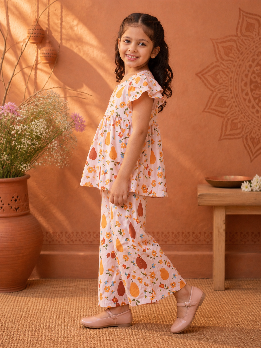 Girls Printed co-ord set