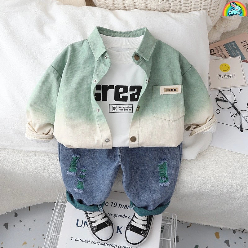Trendy Boys Casual Outfit Set