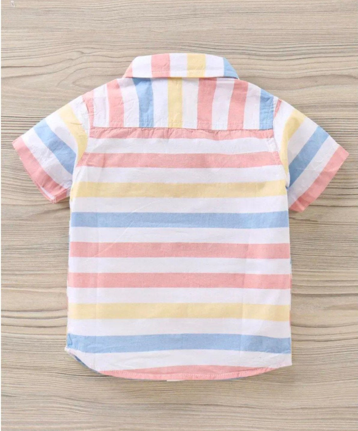 Kukus91 Boys Rainbow Combo Shirt
