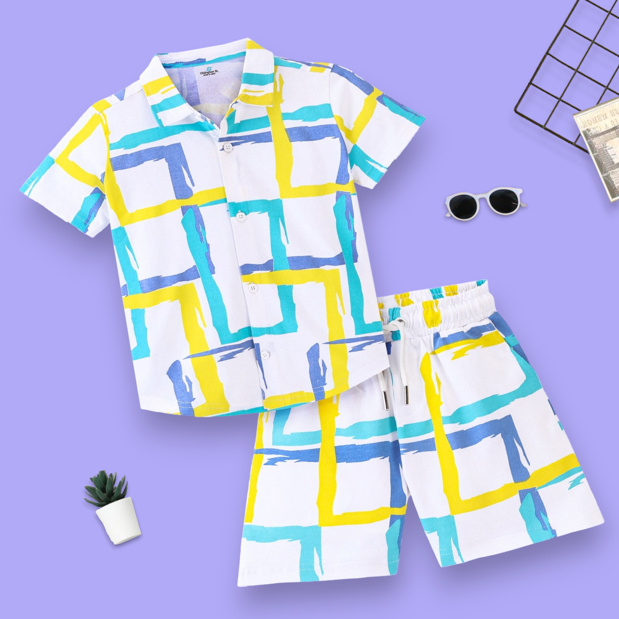 Kukus91 Baby Unisex Printed Co-Ord set