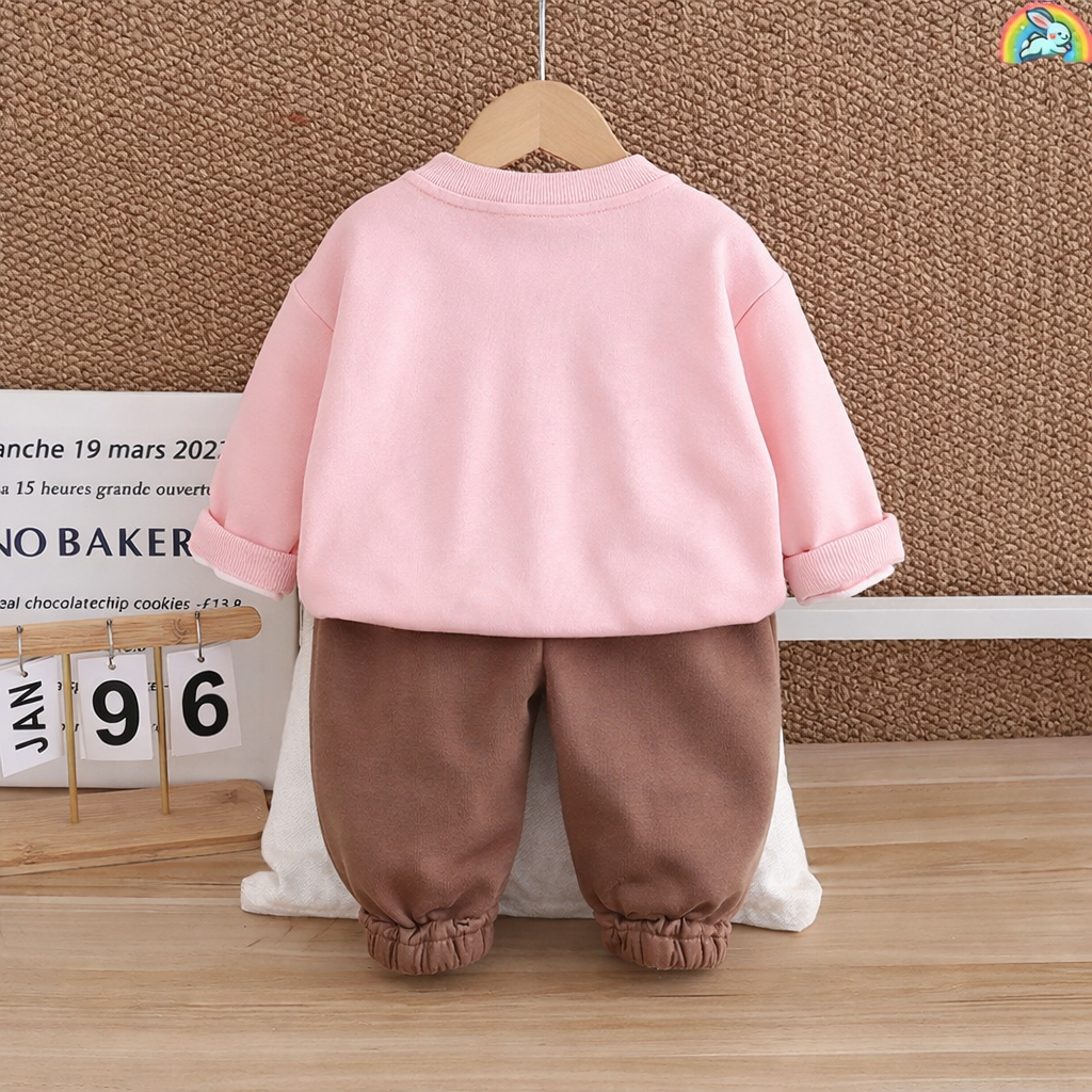 Premium Teddy Bear Kids Winter Outfit Set