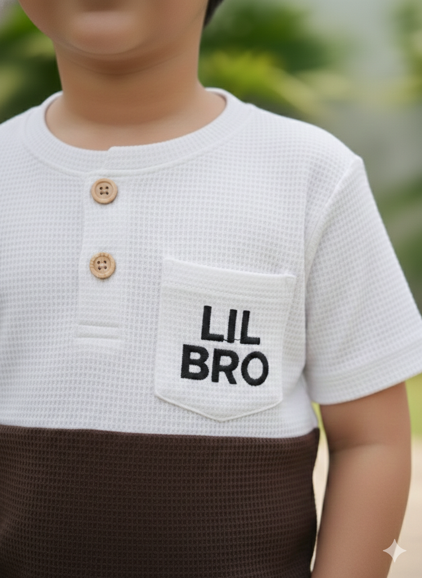 Summer Waffle Cotton Coffee Co-Ord Set