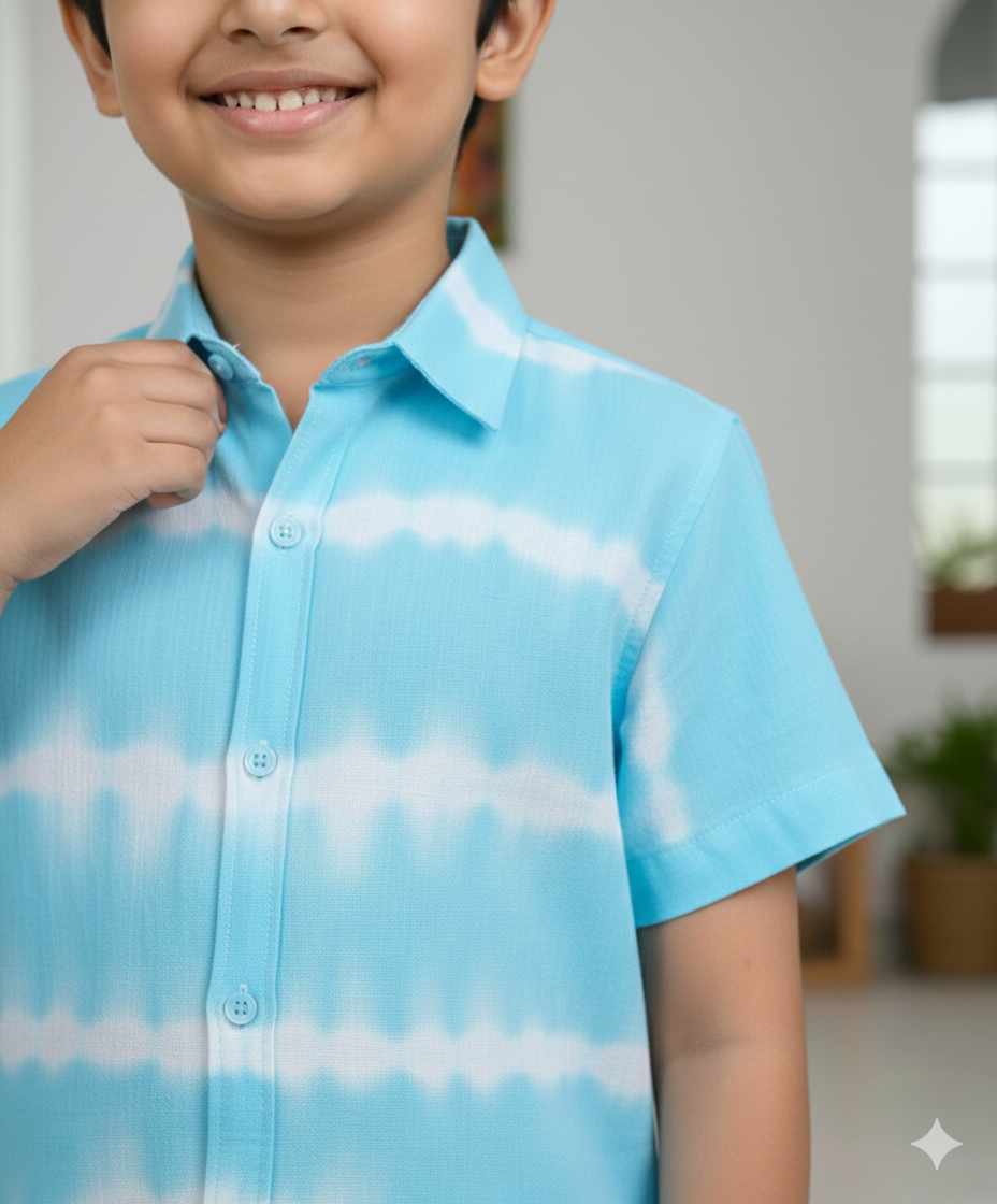 Boys Sky blue shirt