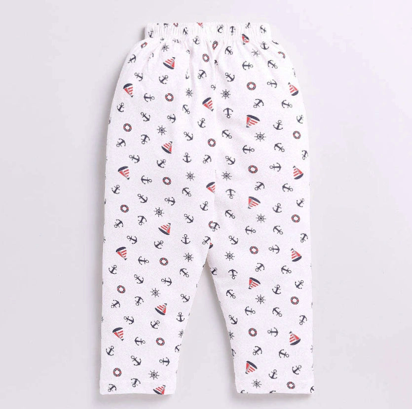 Kukus91 Baby Suit boat Design Night suit Pair