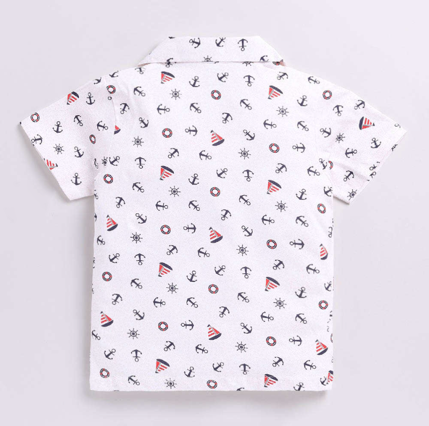 Kukus91 Baby Suit boat Design Night suit Pair