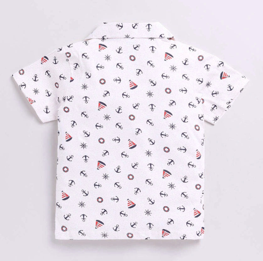 Kukus91 Baby Suit boat Design Night suit Pair