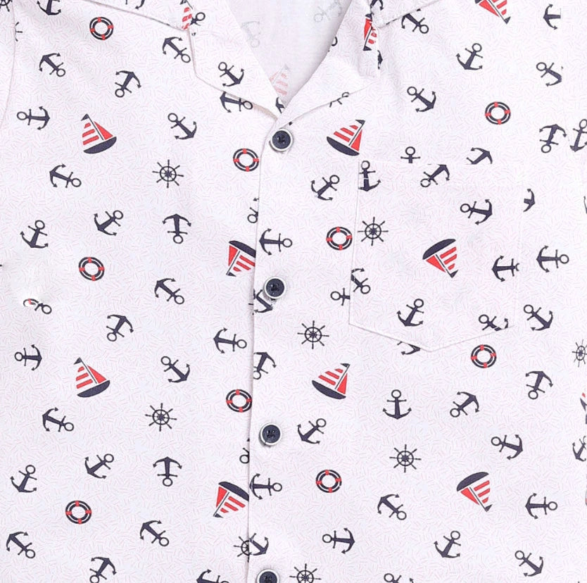 Kukus91 Baby Suit boat Design Night suit Pair