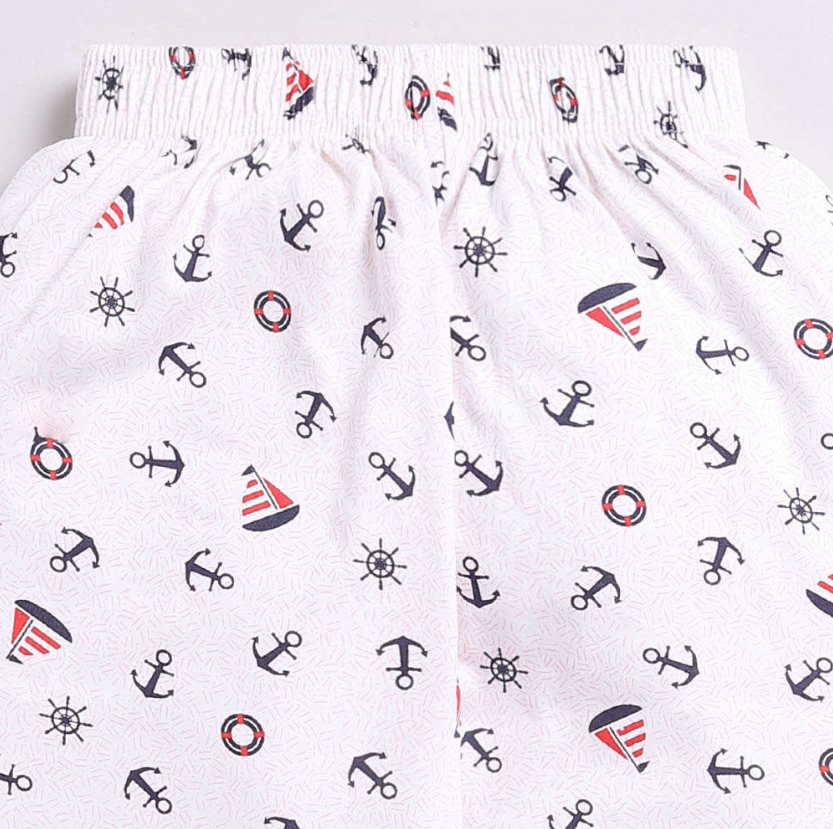 Kukus91 Baby Suit boat Design Night suit Pair