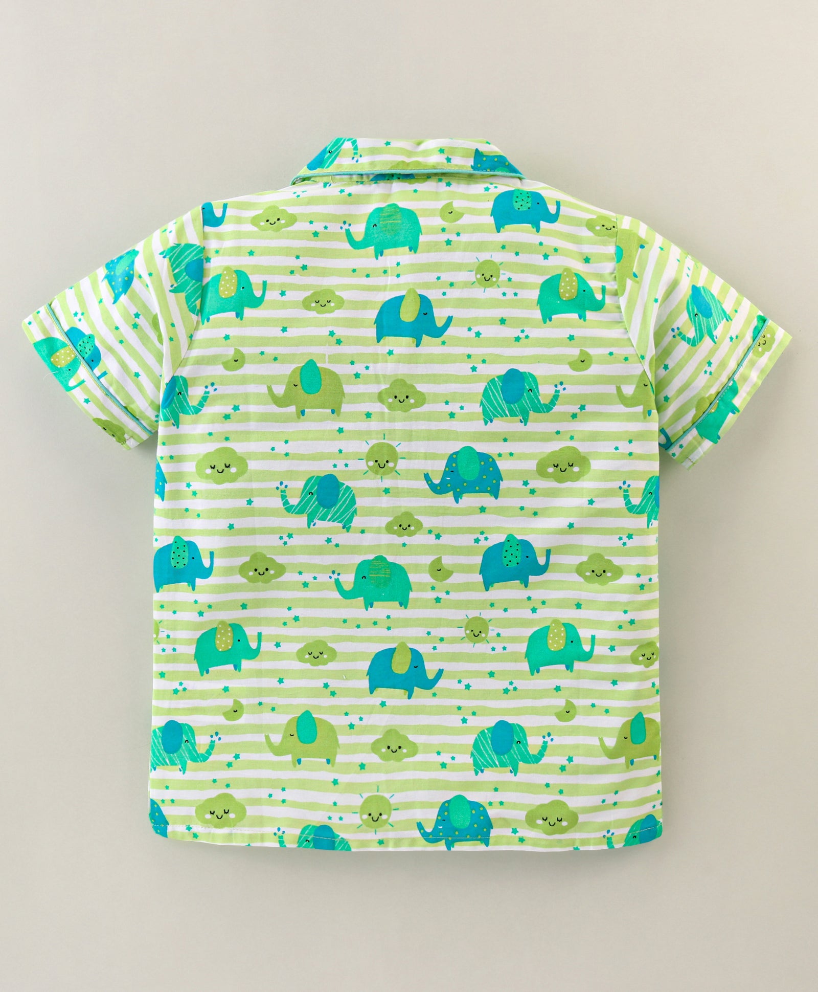 Kukus91 Baby girls Hathi design Night suit Set