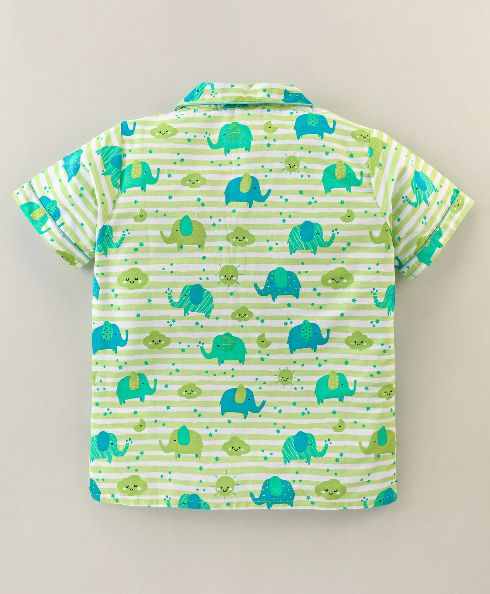 Kukus91 Baby girls Hathi design Night suit Set