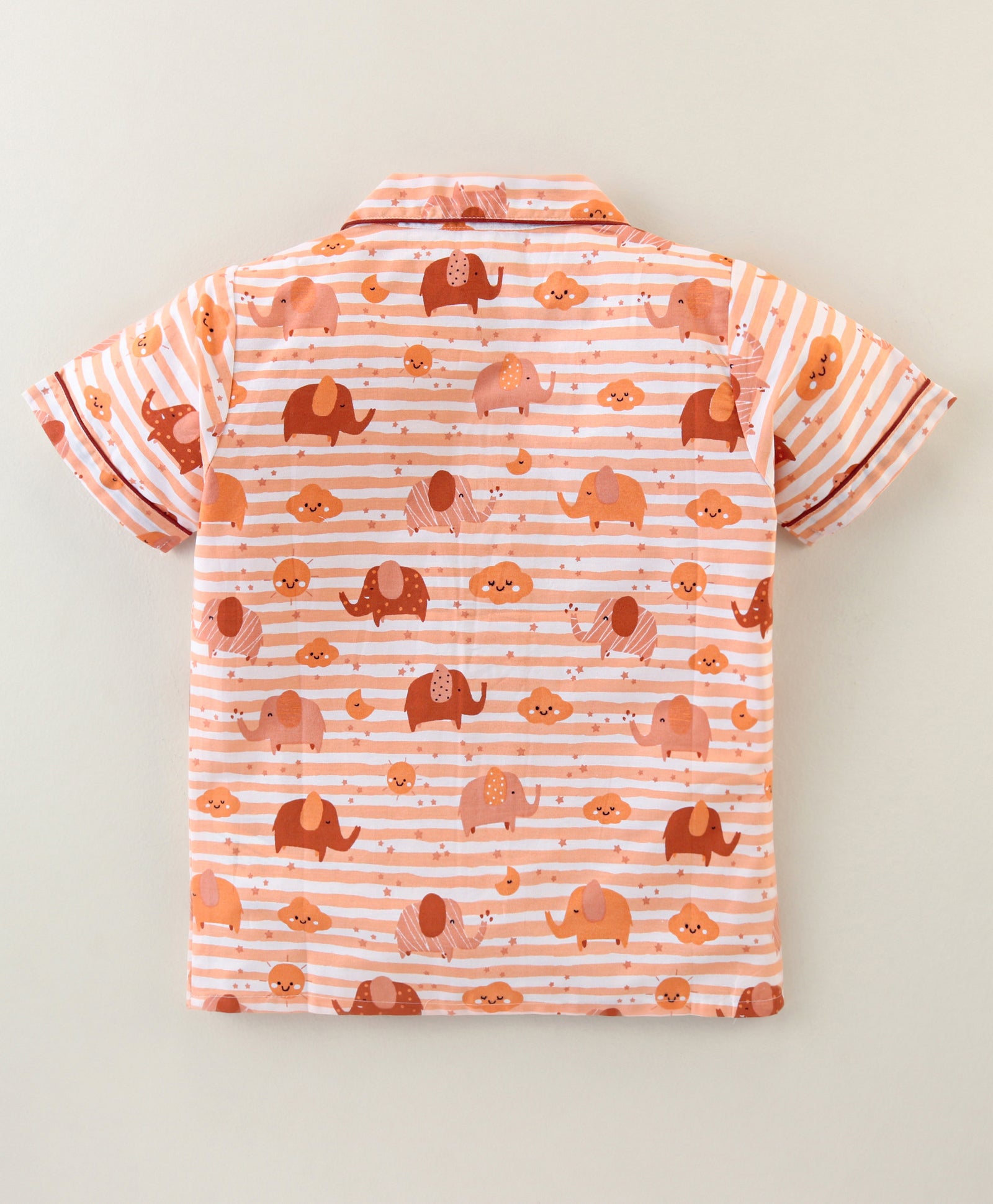 Kukus91 Baby girls Hathi design Night suit Set