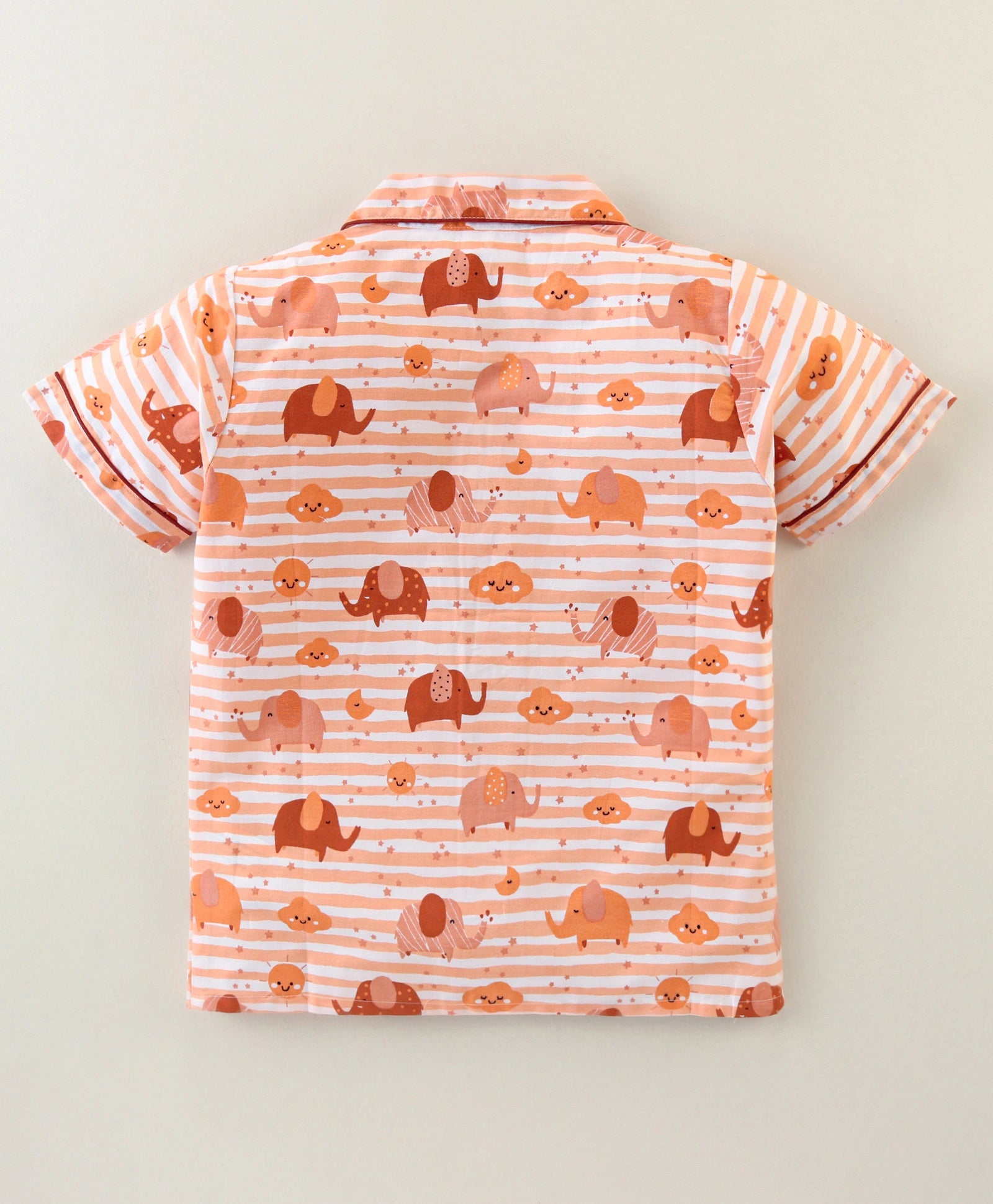 Kukus91 Baby girls Hathi design Night suit Set