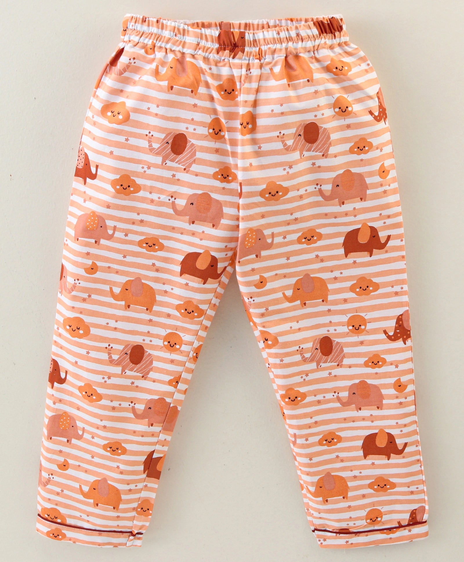 Kukus91 Baby girls Hathi design Night suit Set