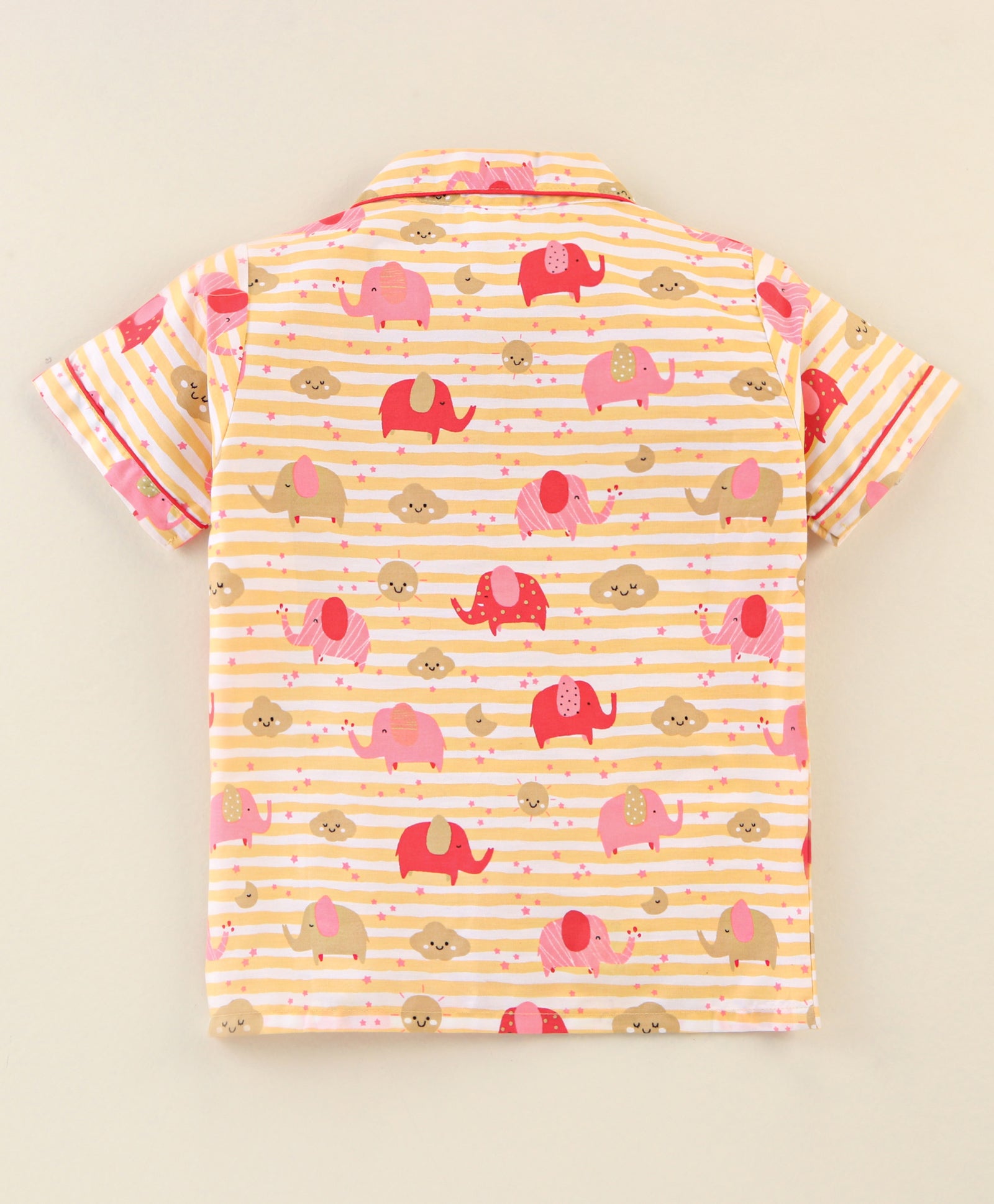 Kukus91 Baby girls Hathi design Night suit Set