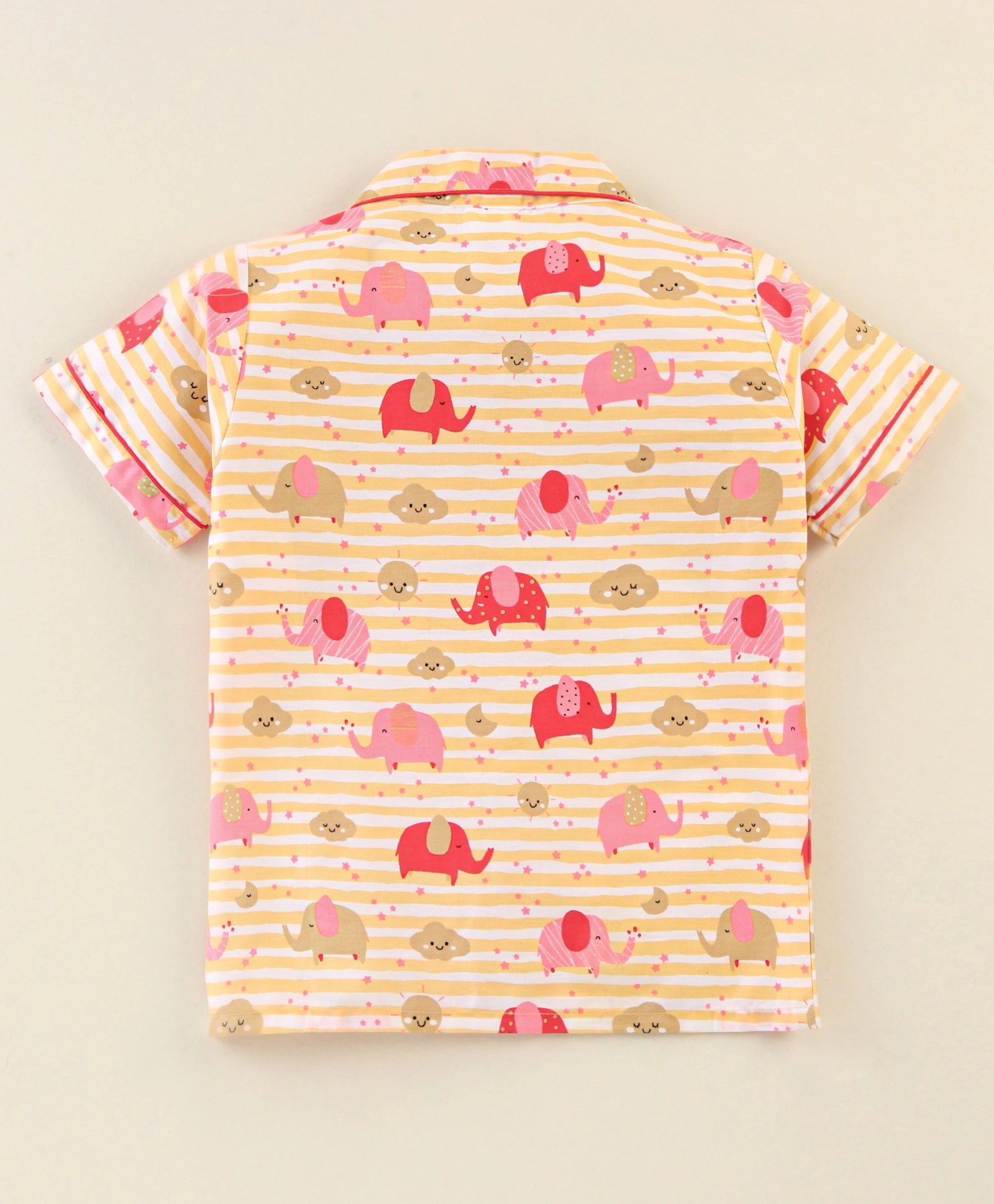 Kukus91 Baby girls Hathi design Night suit Set