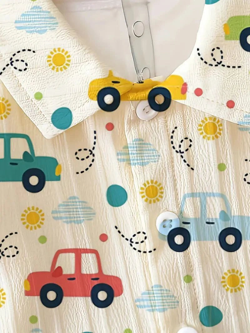 Summer Half Sleeve Shirt and Shorts Set