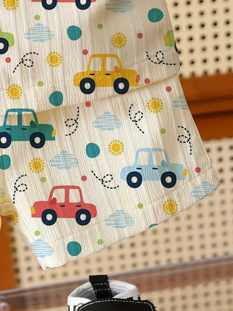 Kukus91 Summer Half Sleeve Shirt and Shorts Set