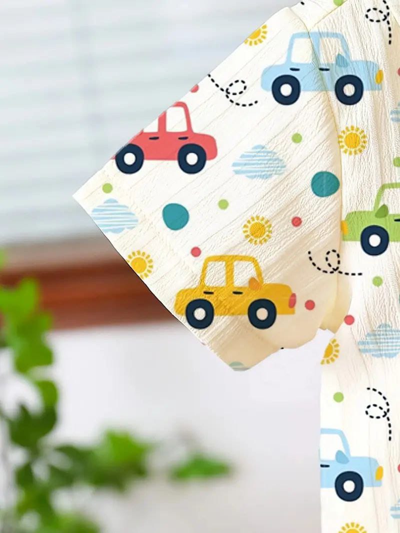 Kukus91 Summer Half Sleeve Shirt and Shorts Set