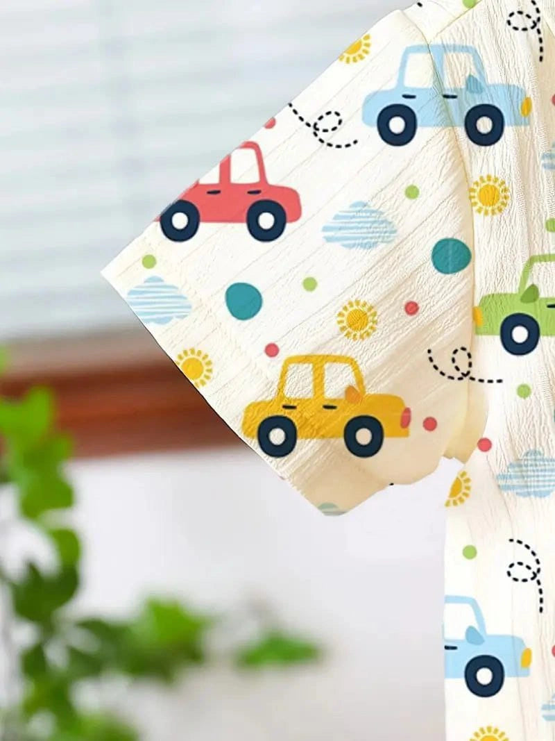 Summer Half Sleeve Shirt and Shorts Set