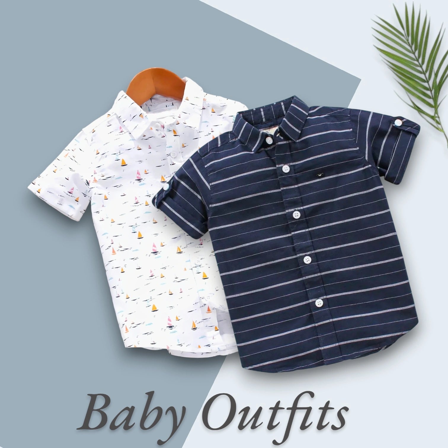 Kukus91 Classic Navy Baby Shirt Combo