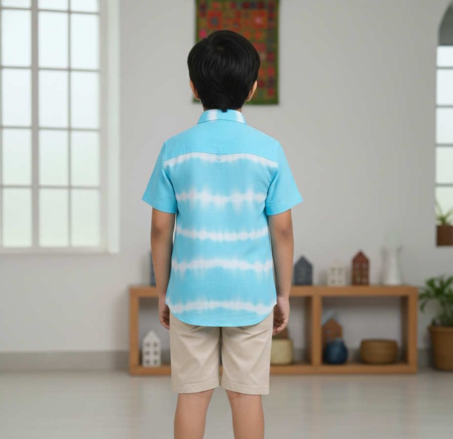 Boys Sky blue shirt