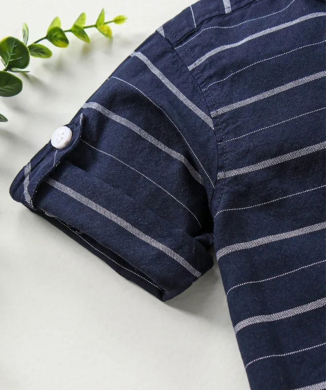 Kukus91 Boys Navy Blue shirt