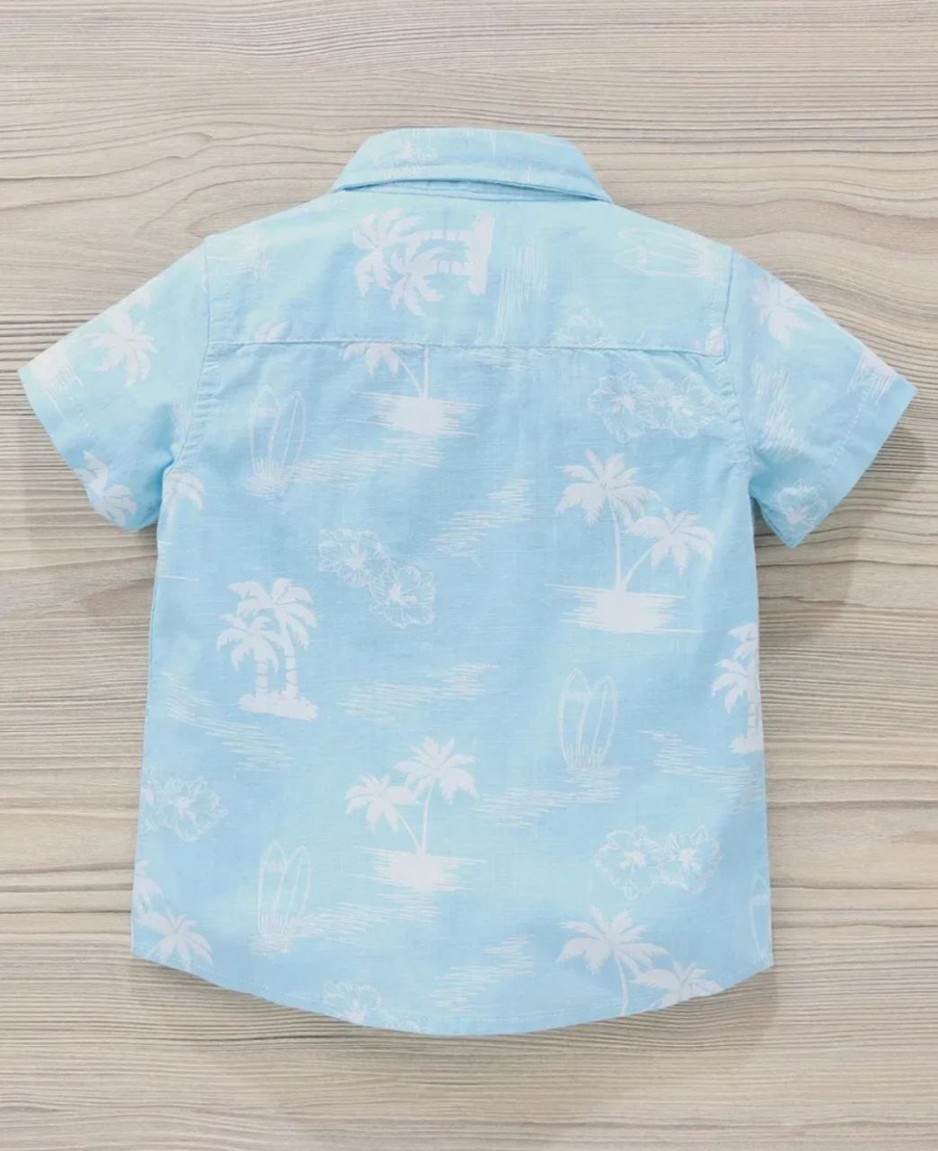 Kukus91 Boys Beach look printed shirt