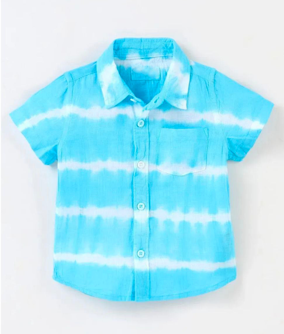 Kukus91 Boys Sky blue shirt