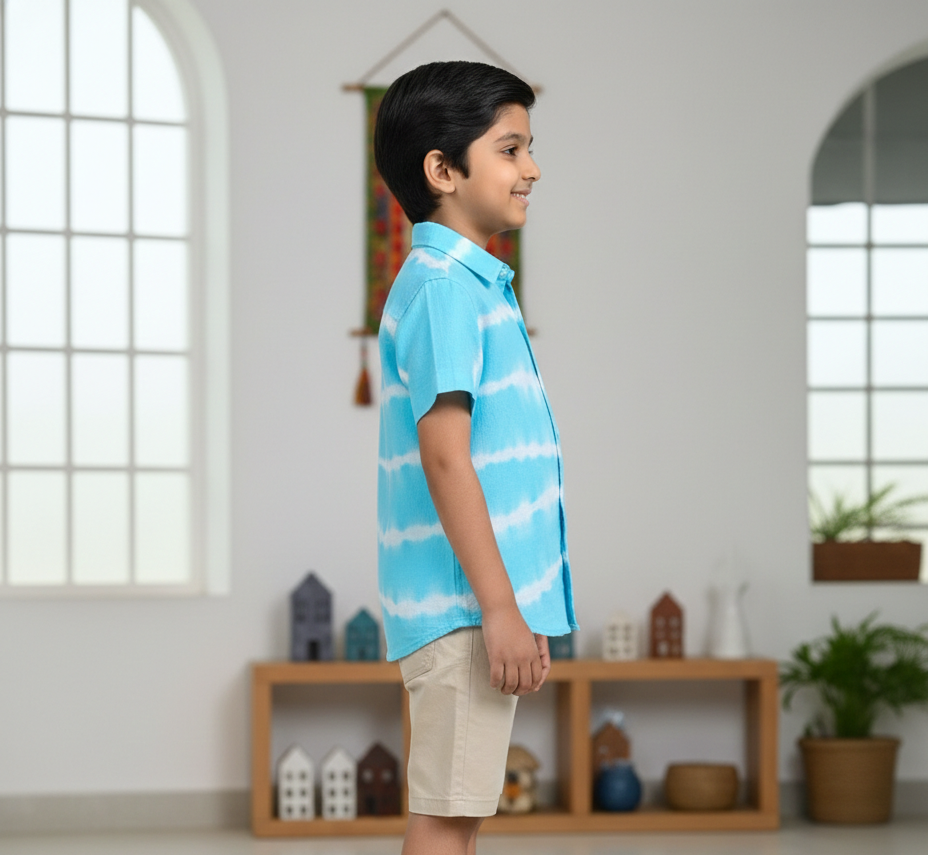 Boys Sky blue shirt
